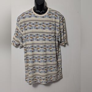 Men's Howler Bros Western Patterned Short Sleeve Terry Shirt Size XL